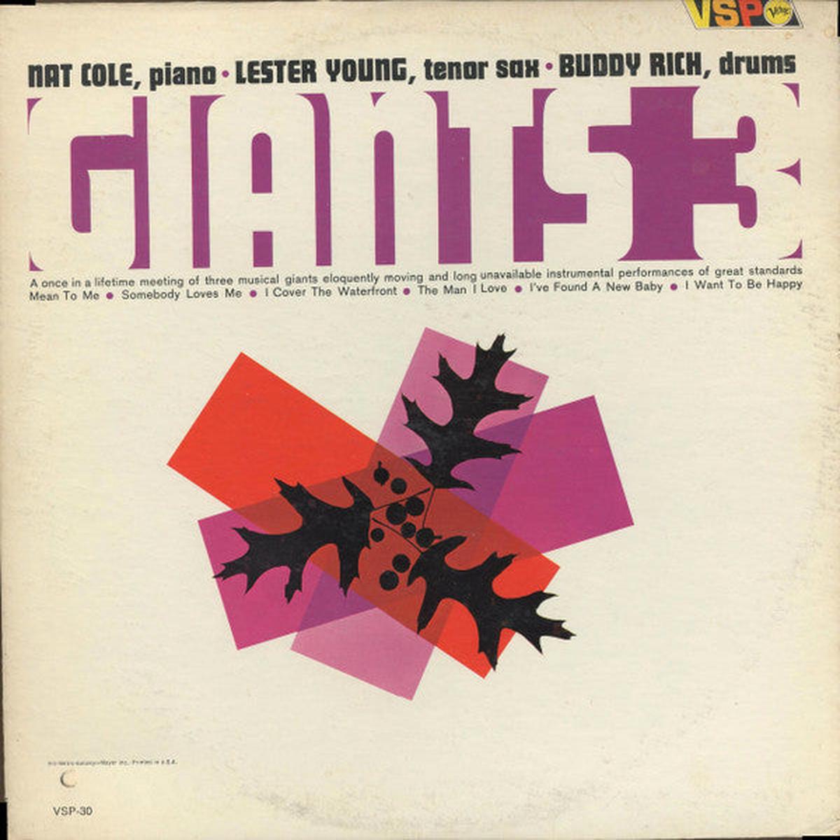 Lester Young - Nat Cole Buddy Rich Giants 3 - 1966 - Jazz Style: Swing (vinyl)