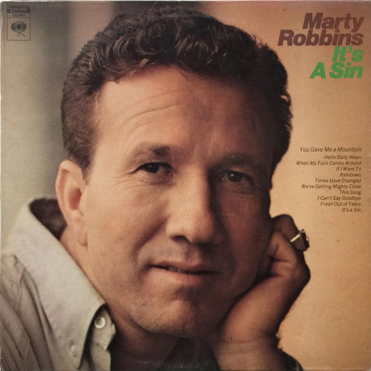 Marty Robbins It's A Sin - 1969- Country (vinyl)
