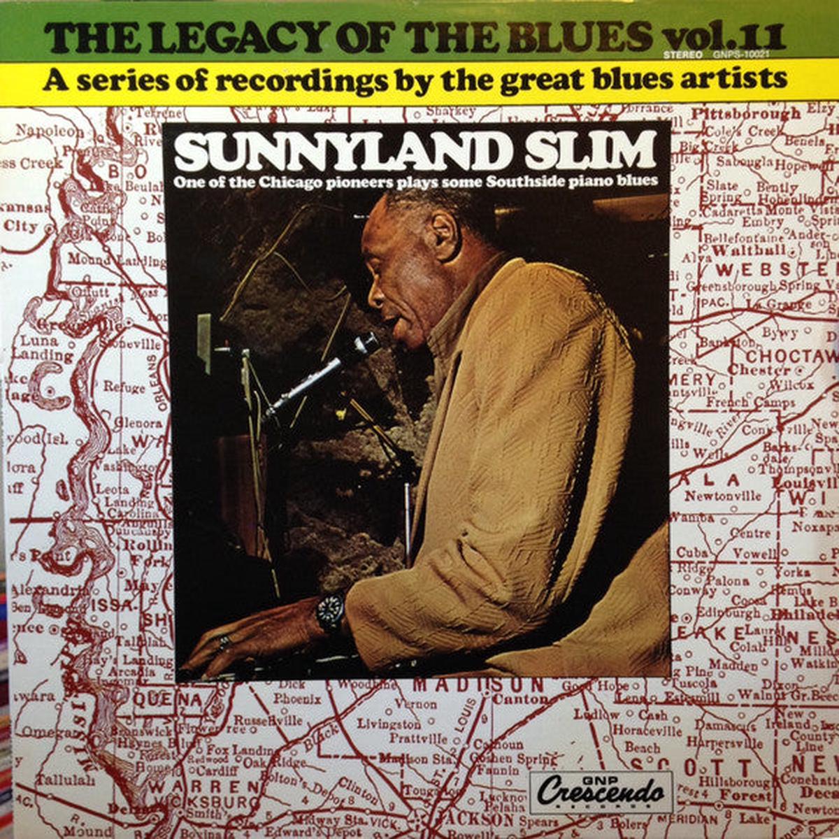 Sunnyland Slim The Legacy Of The Blues Vol. 11 - 1976- Piano Blues (Vinyl)