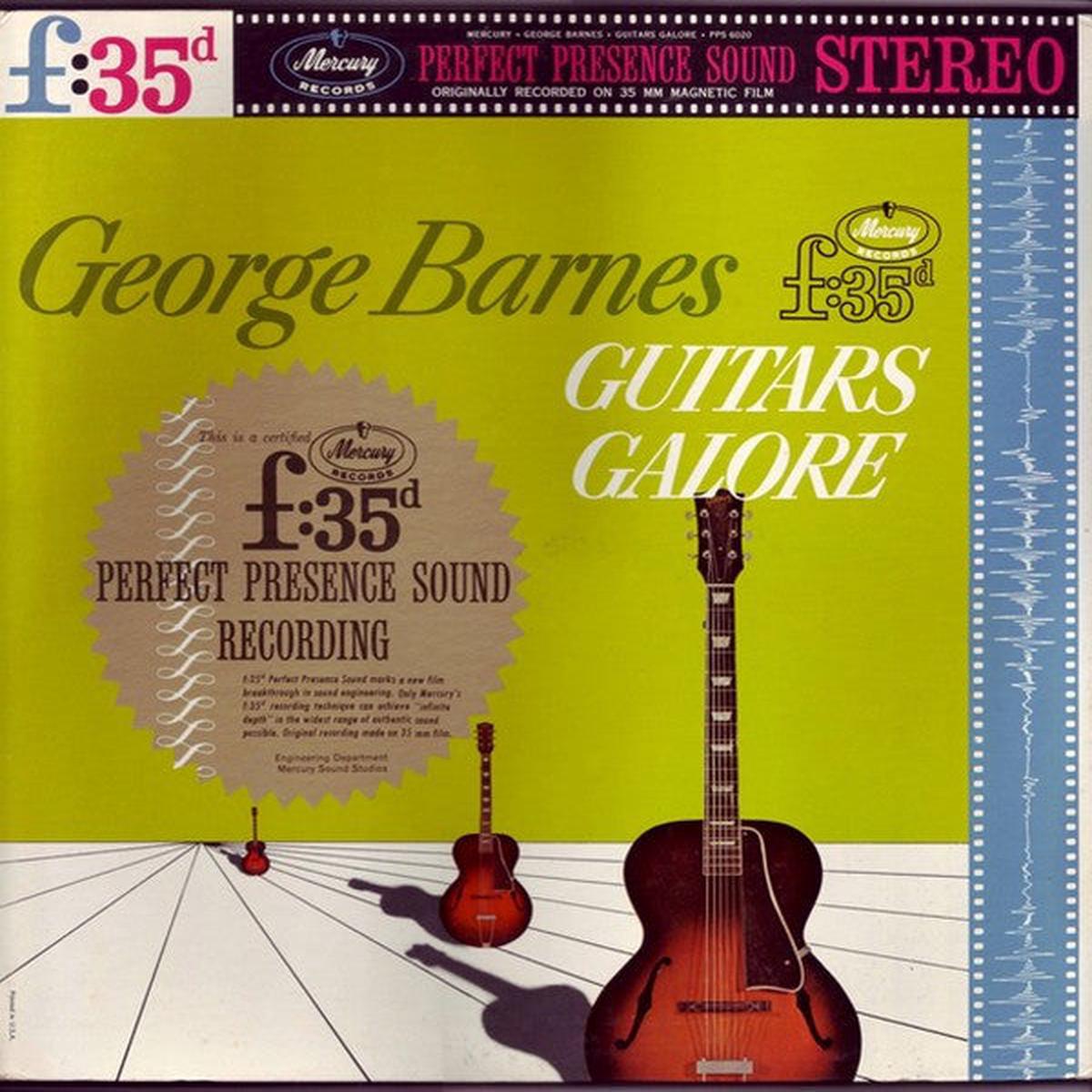 George Barnes  Guitars Galore -1962 - Swing, Easy Listening Jazz (rare vinyl)