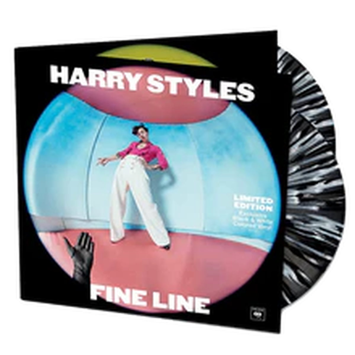 Harry Styles Fine Line 2LP (Limited Edition, Black & White Splatter Vinyl, Gatefold)