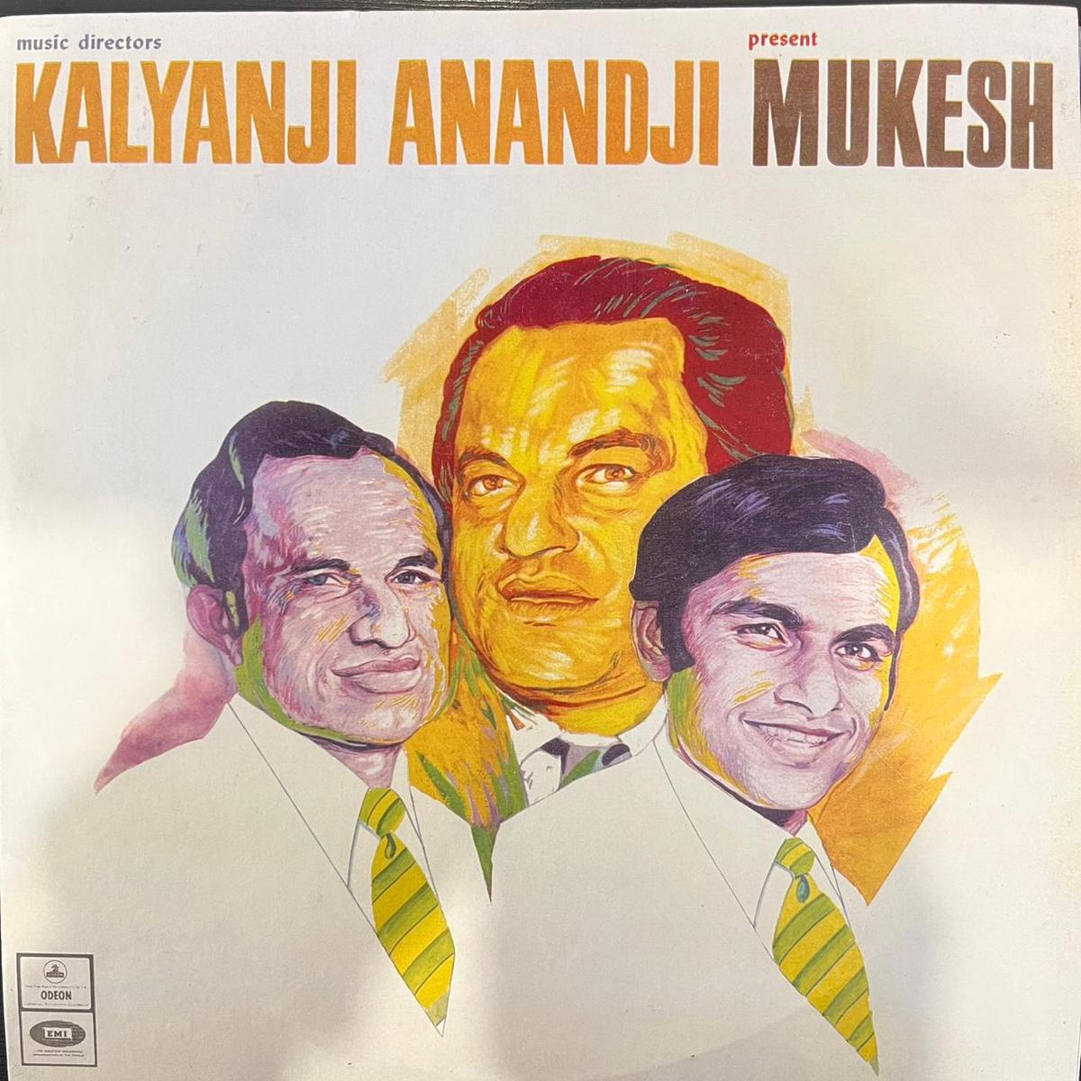 Kalyanji Anandji* Present Mukesh A Selection Of Hindi Film Songs (Odeon Double Ring) (Reprinter Cover) (Used Vinyl - VG) NJ Marketplace