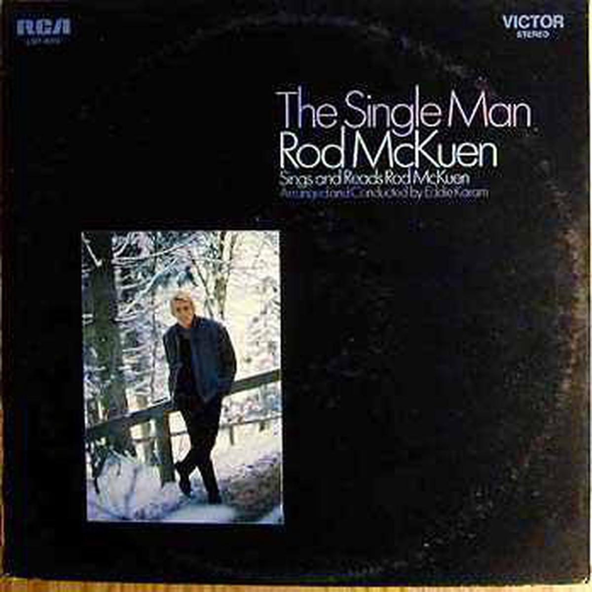 Rod McKuen  The Single Man - Non-Music, Pop Style: Spoken Word, Vocal (vinyl)
