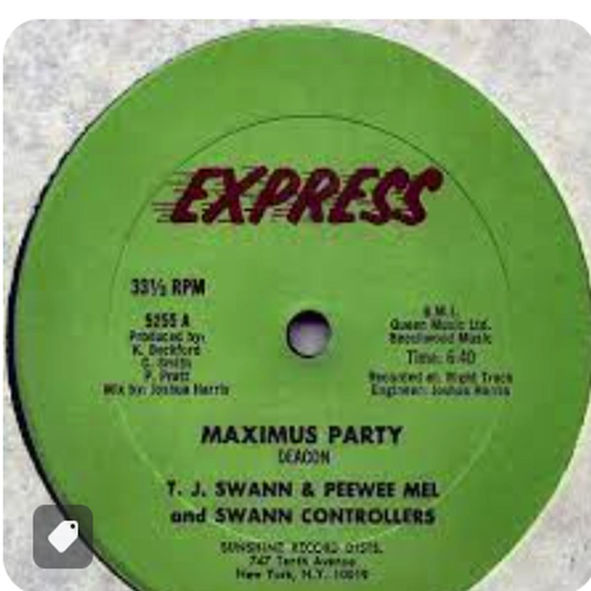 TJ SWAN & PEE WEE MEL - MAXIMUS PARTY 12"