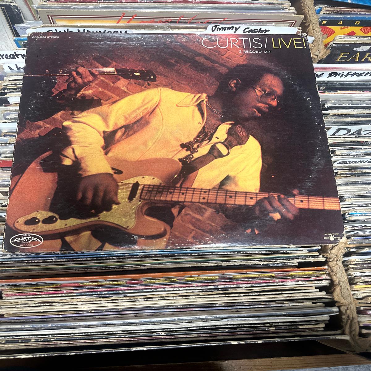 Curtis Mayfield  Curtis / Live! 2  Vinyl LP 2 Vinyl, American Record Pressing VG/VG