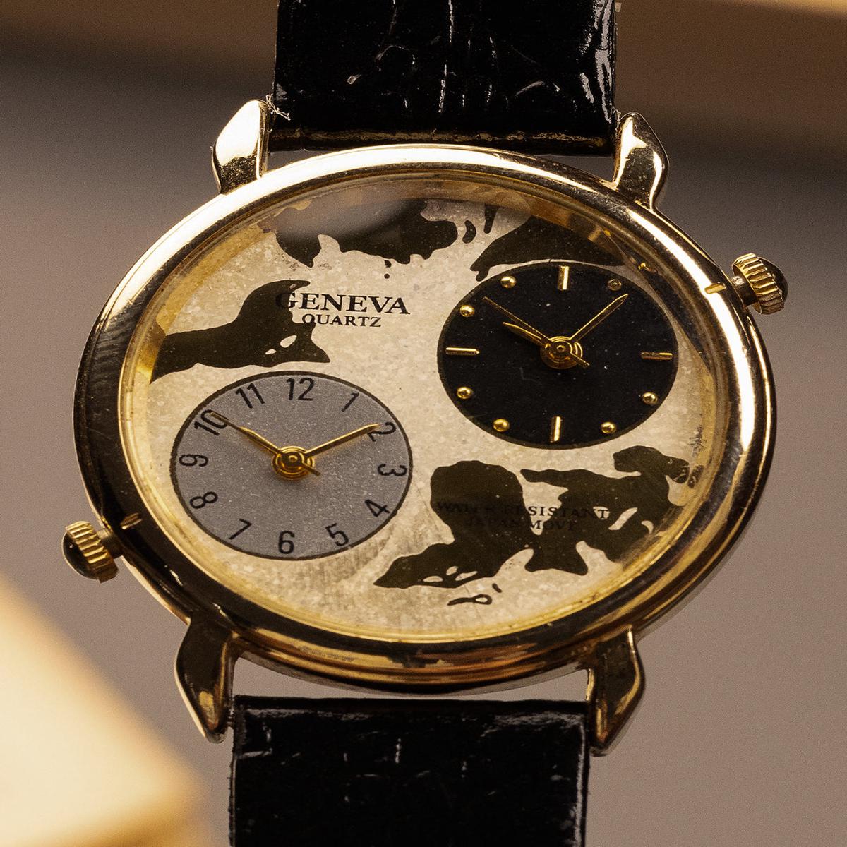 Geneva Dual Time (with Box) [40mm] Quartz