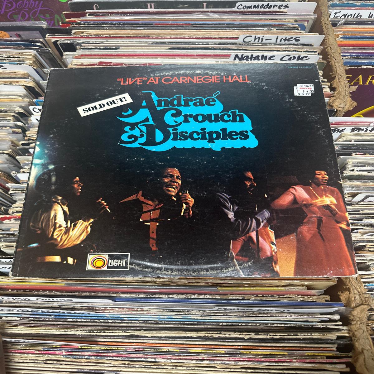 Andra Crouch & The Disciples  "Live" At Carnegie Hall Vinyl LP VG/VG