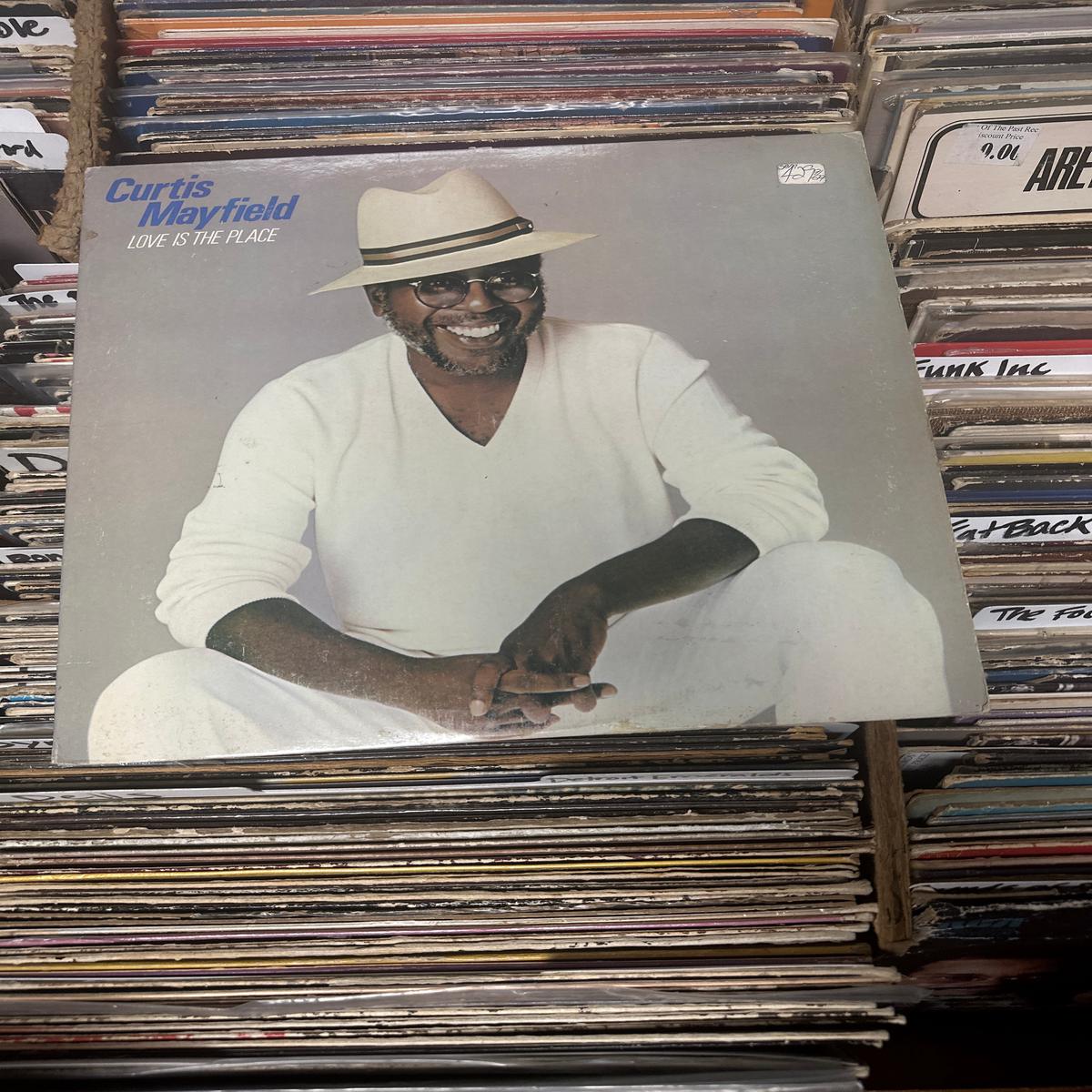 Curtis Mayfield  Love Is The Place Vinyl Lp NB1 33239 VG+/VG+