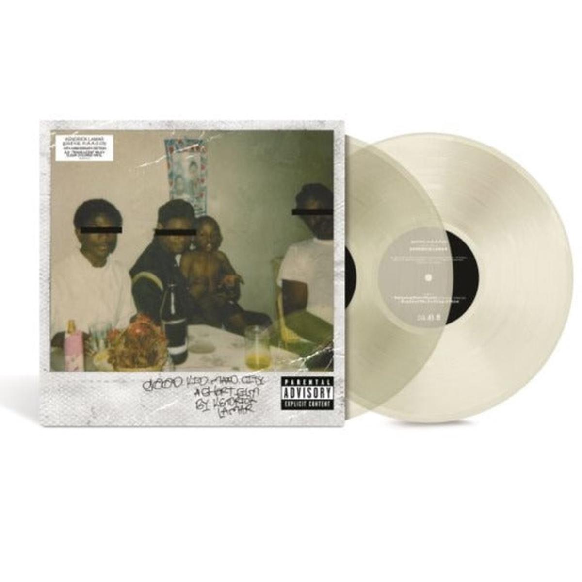 Kendrick Lamar good kid, m.A.A.d city 2LP (10th Anniversary Milky Clear Translucent Vinyl)