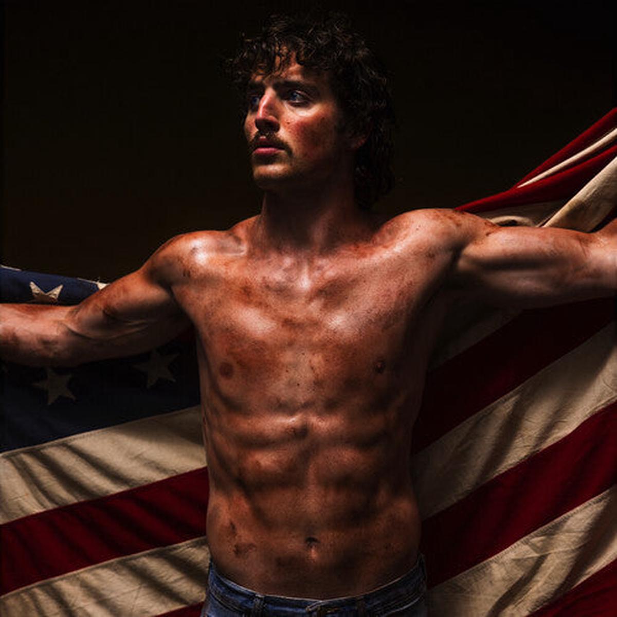 Benson Boone - American Heart LP (Red, White, & Blue Colored Vinyl)
