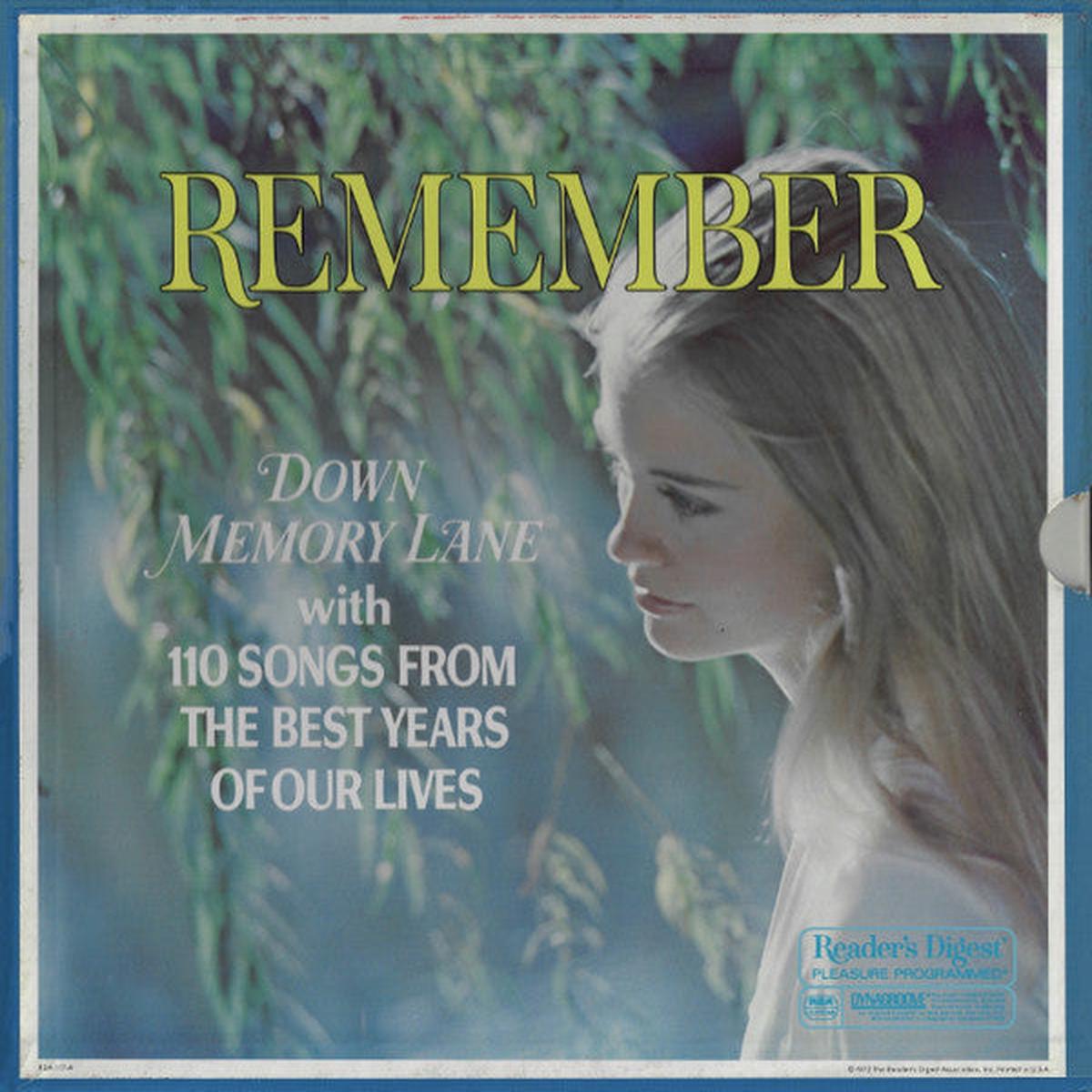 VARIOUS - REMEMBER (DOWN MEMORY LANE WITH 110 SONGS FROM THE BEST YEARS OF OUR LIVES)