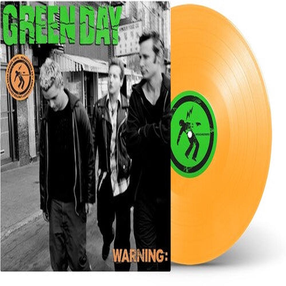 Green Day - Warning Warning LP (Limited Edition, Deluxe Edition, Orange Colored Vinyl)