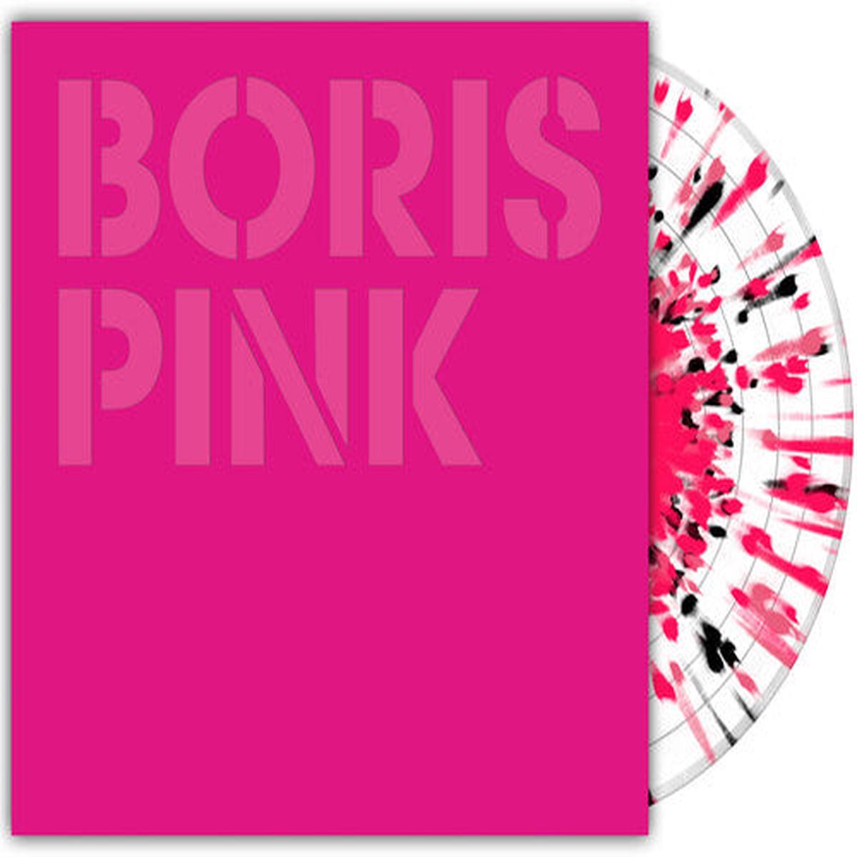Boris - Pink 2LP (Indie Exclusive, Pink & White Splatter Vinyl)