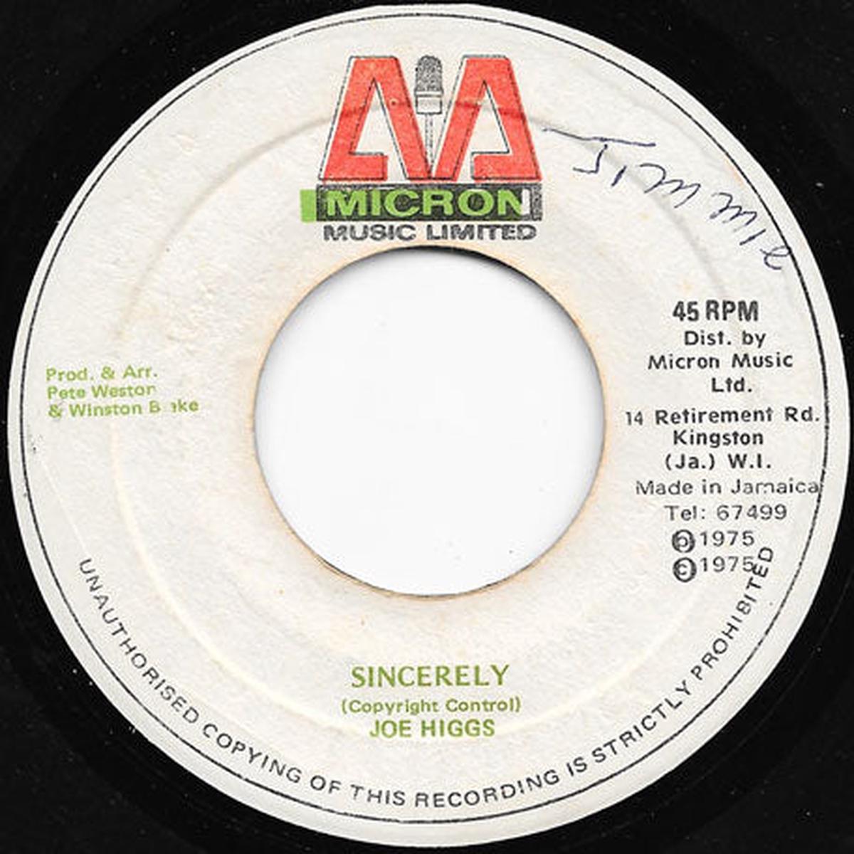 Sincerely / Sincerely Yours Dubwise