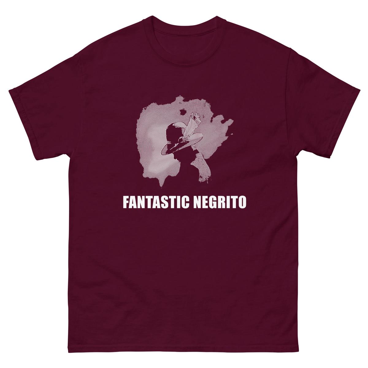 FANTASTIC NEGRITO PERFORMANCE TEE (Black) - Maroon | 3XL