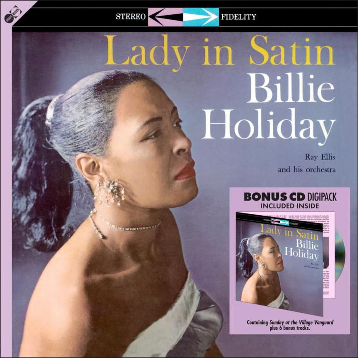 Billie Holiday Lady In Satin LP (180g, Bonus CD Digipack, Spain Pressing)