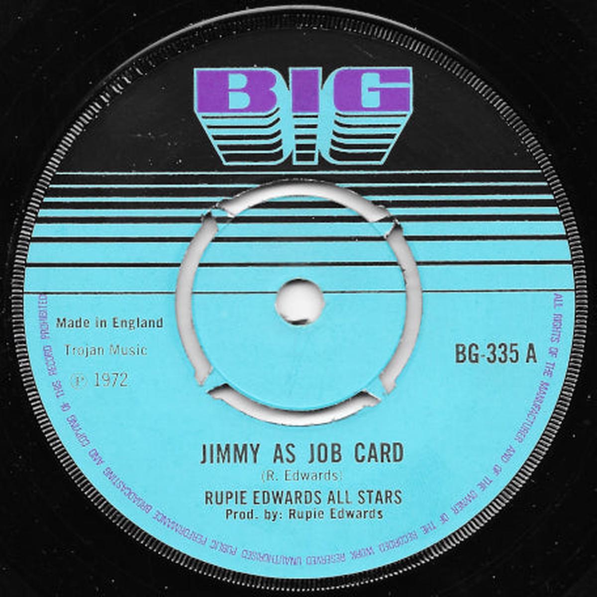 Jimmy As Job Card Actually I Am No Slave / Riot Actually Jamaican Serenade