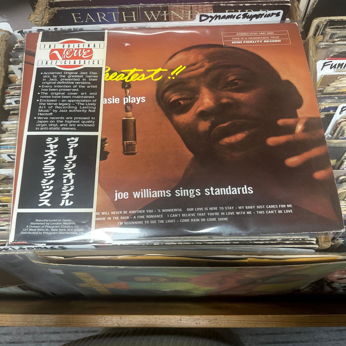 Count Basie, Joe Williams  The Greatest!! (Count Basie Plays...Joe Williams Sings Standards)Count Basie, Joe Williams  The Greatest!! (Count Basie Plays...Joe Williams Sings Standards) UMV 2650 VG