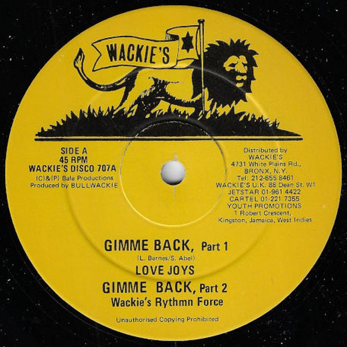 Gimme Back Part 1 / Gimme Back Part 2 / It Ain't Easy / Stranger