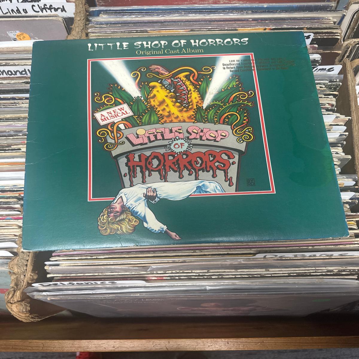 Howard Ashman & Alan Menken  Little Shop Of Horrors Soundtrack Vinyl LP VG+/G