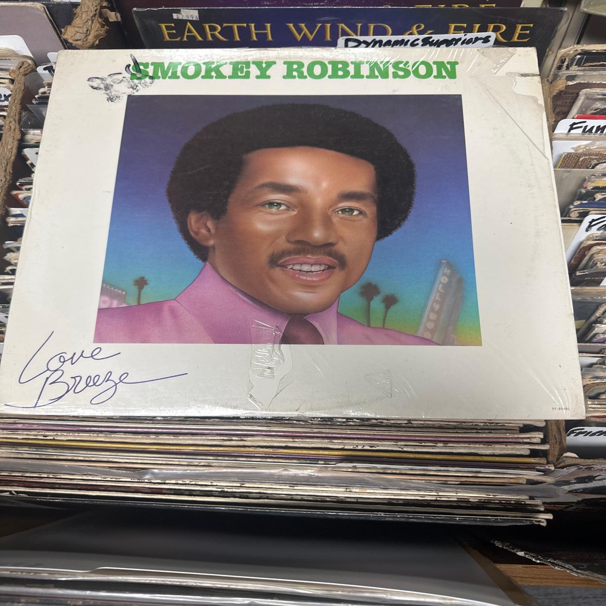 Smokey Robinson  Love Breeze Vinyl Lp T7-359R1 VG+/VG+