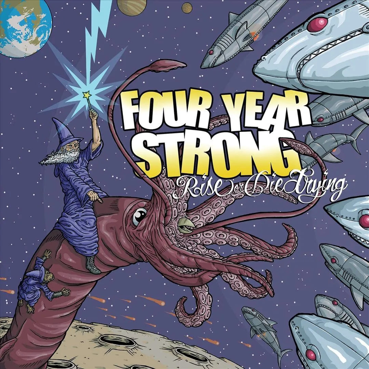 Four Year Strong - Rise Or Die Trying LP (Limited Edition, Clear Vinyl, Magenta)