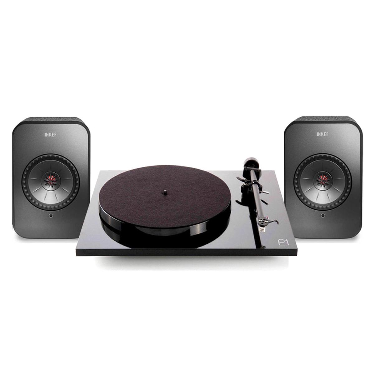 Rega Planar 1 Plus Turntable + KEF LSX Active Speakers
