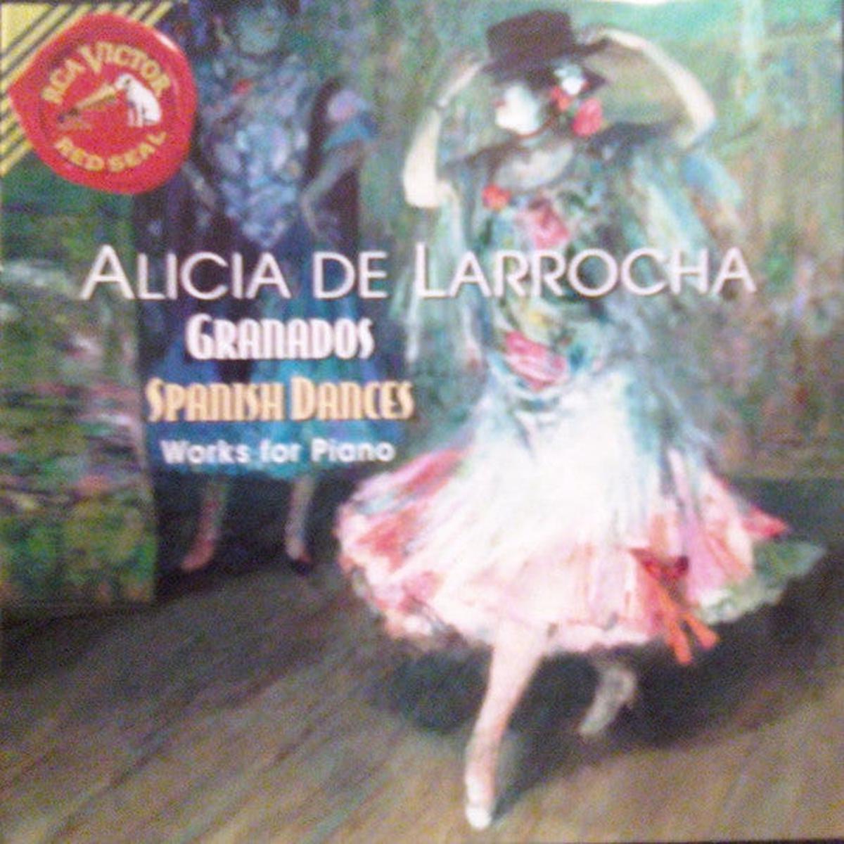 Alicia de Larrocha - Granados*  Spanish Dances (Works For Piano) CD Mint Condition