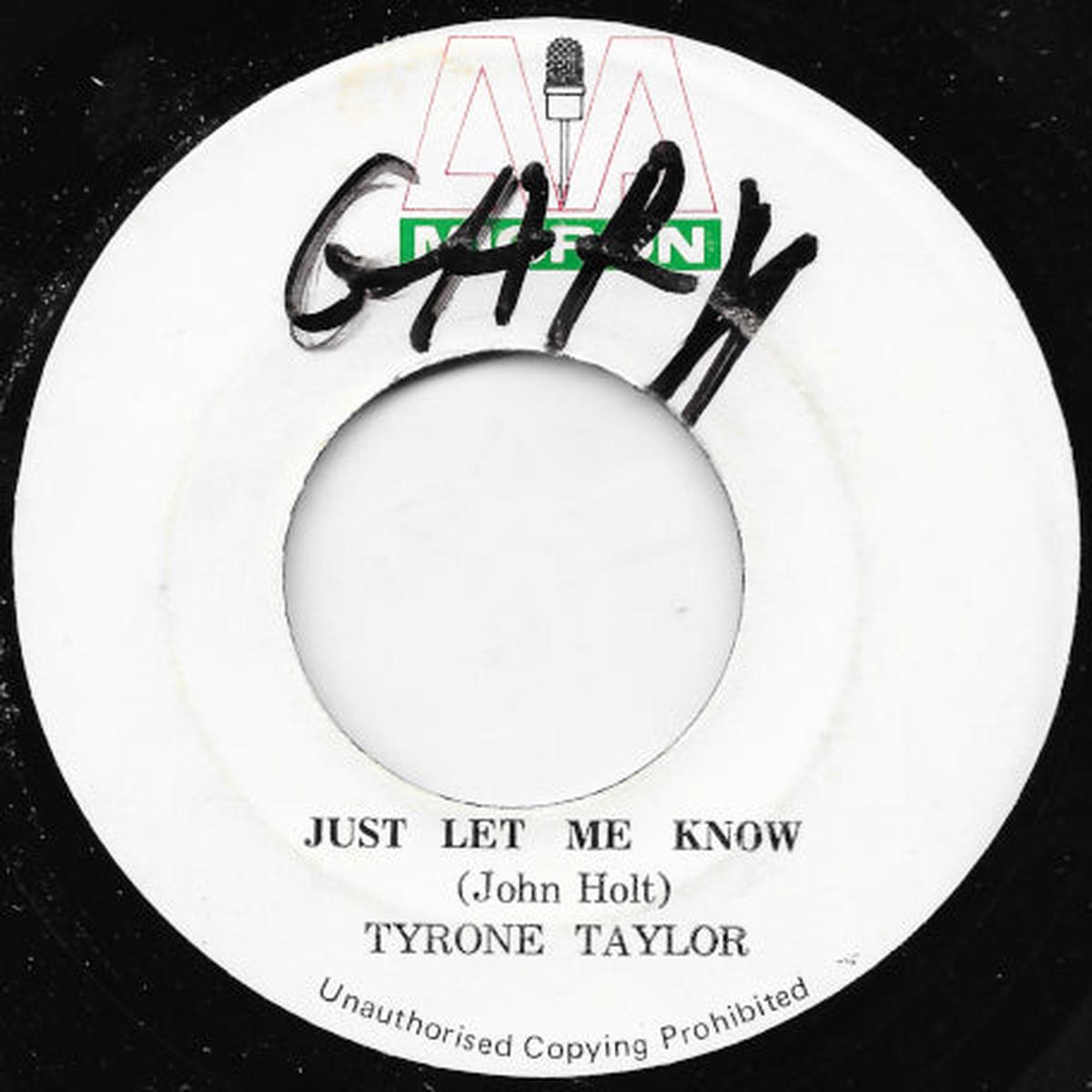 Just Let Me Know / Ver
