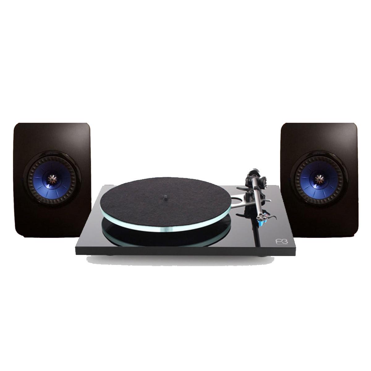 Rega Planar 3 Turntable + KEF LS50 Wireless Speakers