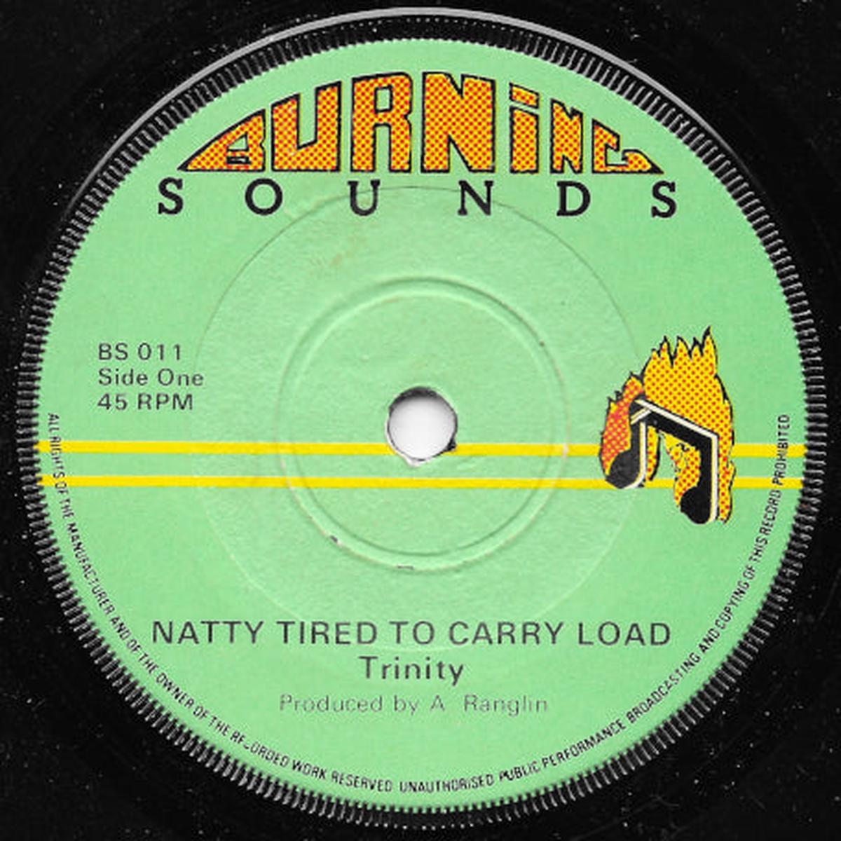 Natty Tired To Carry Load / Dubwise