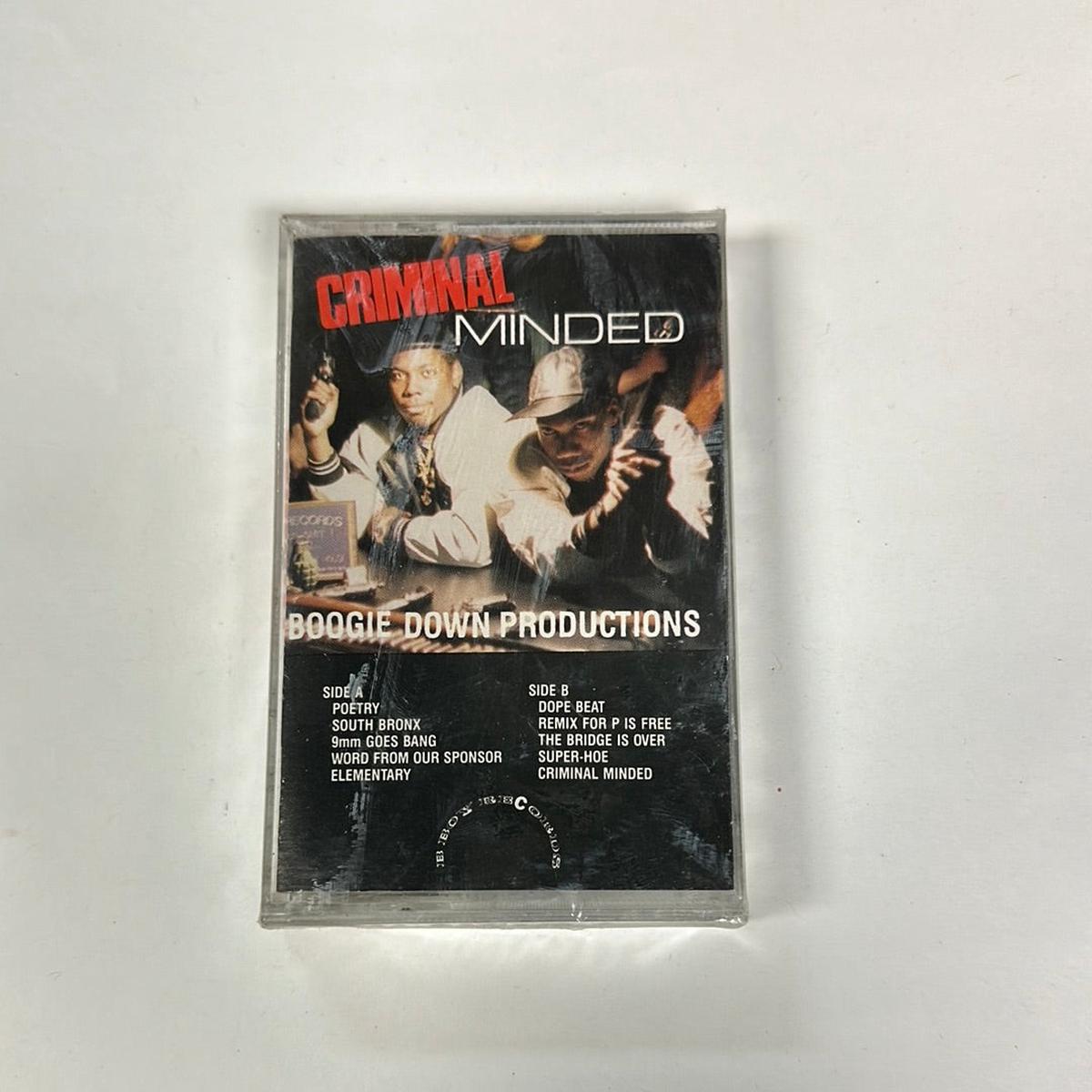 Boogie Down Productions  Criminal Minded Cassette